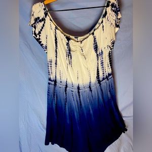 Xhilaration tide dye romper 2X worn once